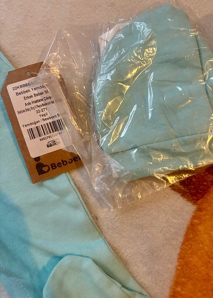 Yenidoğan hastane çıkışı 5 li tulum set - Görsel 3