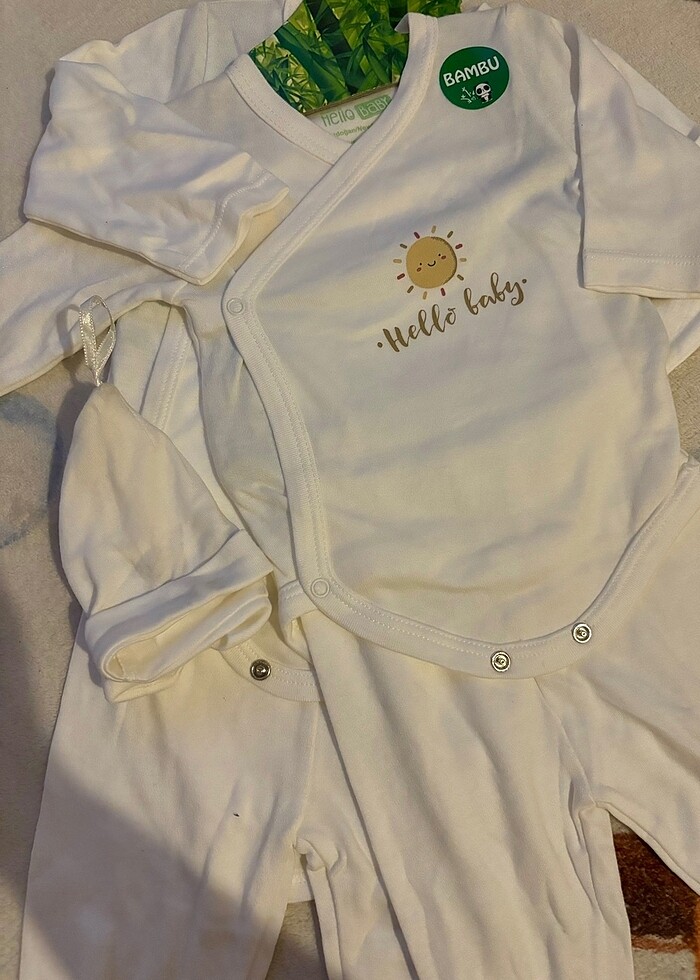 Hellobaby bambu yenidoğan ve 6 ay mevcut - Görsel 2
