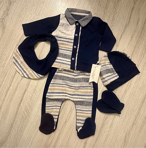 Yenidoğan Beden Hello baby yeni doğan 5 li set