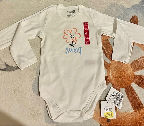 Hellobaby uzun kol zıbın adet fiyatıdır