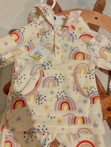 1 Yaş Beden Hello baby polar set