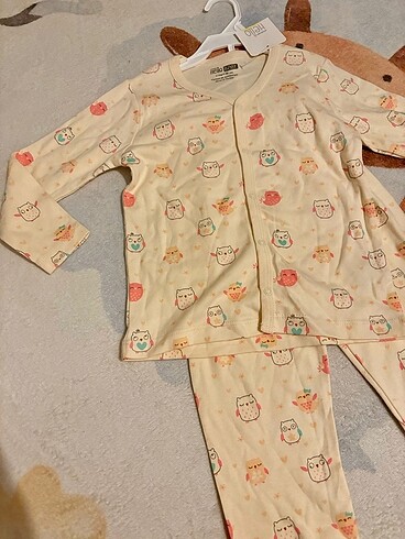 4 Yaş Beden Hello baby yumuşacık pijama set