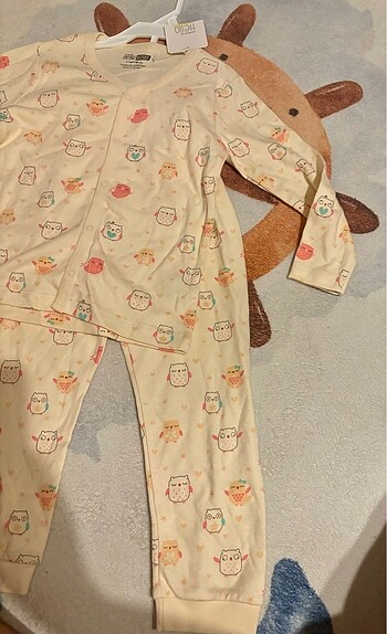 4 Yaş Beden çeşitli Renk Hello baby yumuşacık pijama set