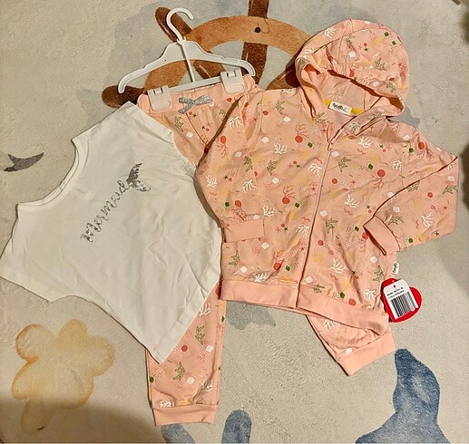 Hellobaby 3 lü set kız çocuk