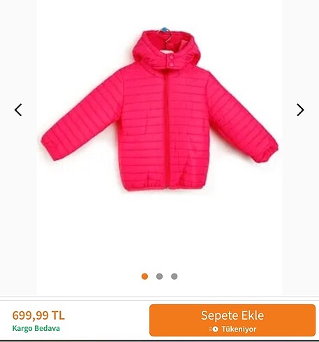 Hello baby çocuk mont