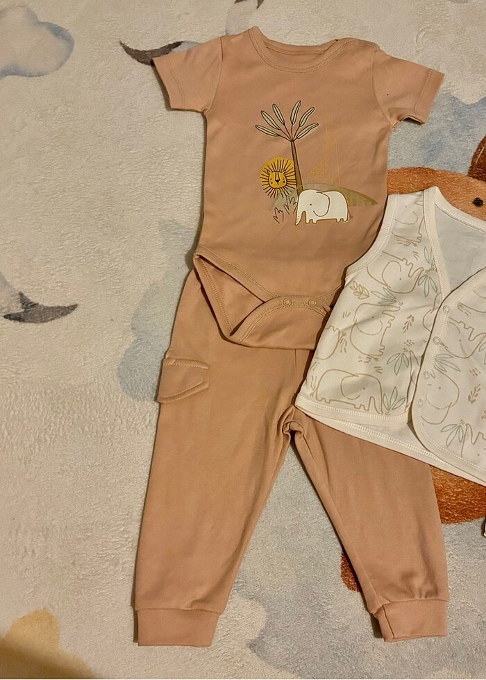 Hello baby yelekli set - Görsel 2