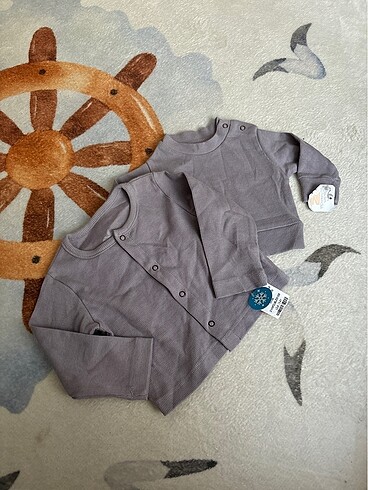 Hello baby yenidoğan sweat ve hırka set