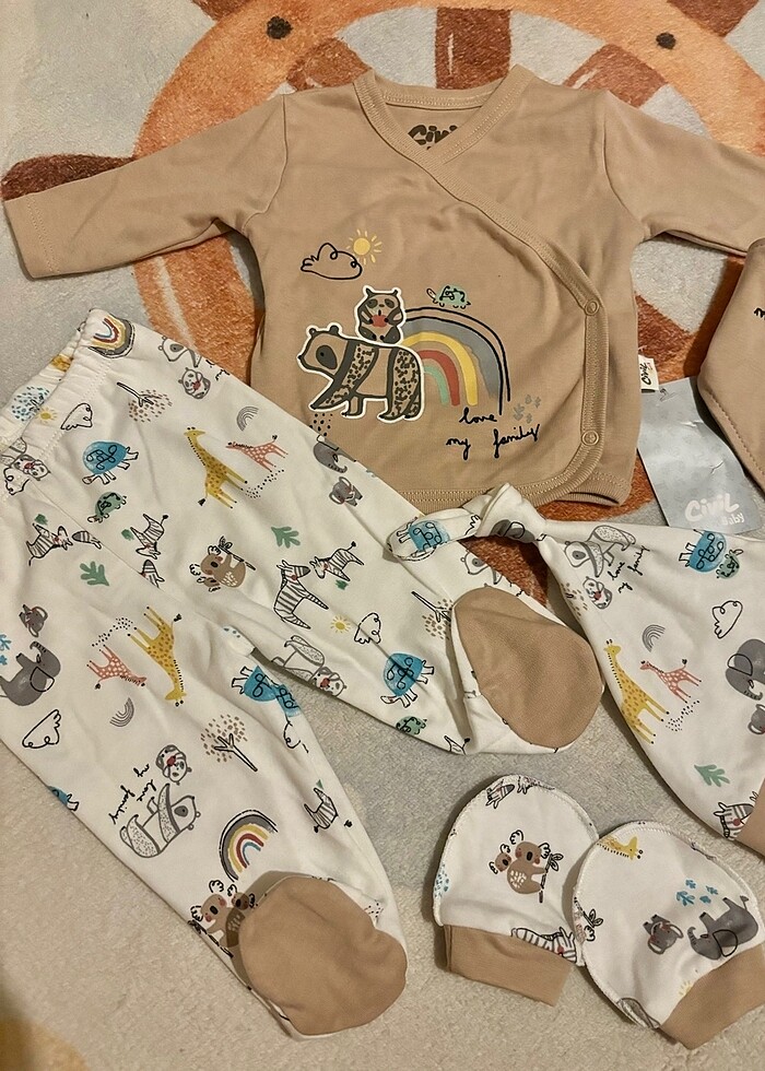 Civil yenidoğan set - Görsel 2