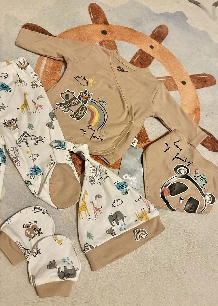 Civil yenidoğan set - Görsel 5