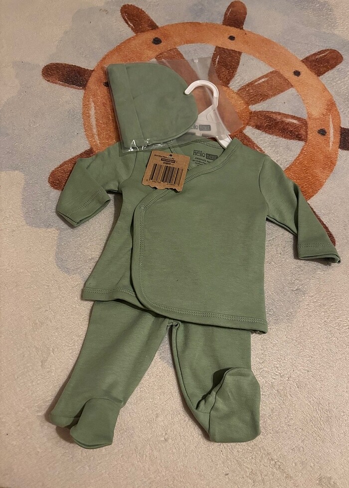 Hello baby organik pamuk set - Görsel 2