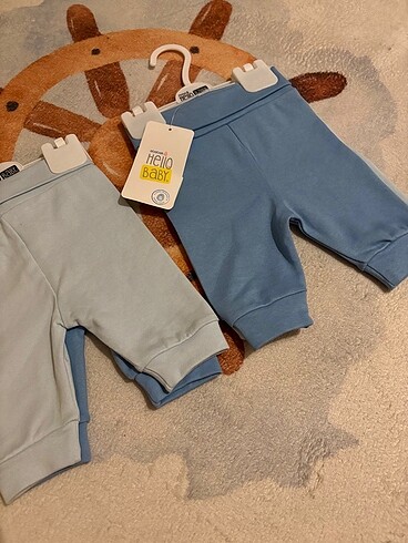 Yenidoğan Beden Hello baby pijama alt