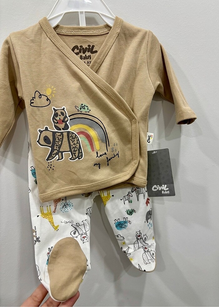 Civil baby yenidoğan 5 li set - Görsel 3