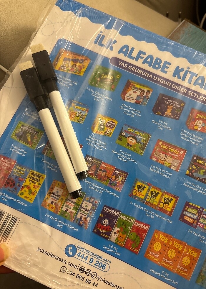 Yükselen zeka ilk alfabe kitabım - Görsel 4