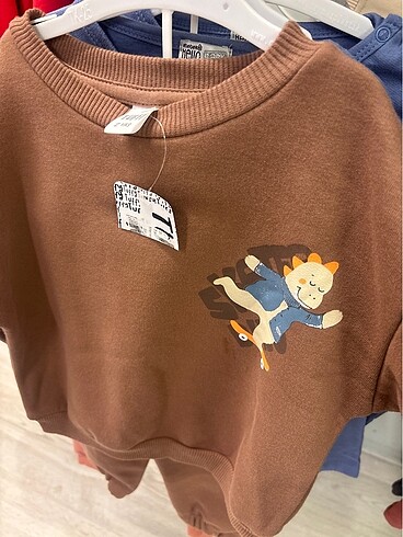 2 Yaş Beden çeşitli Renk Tuffy kids takım