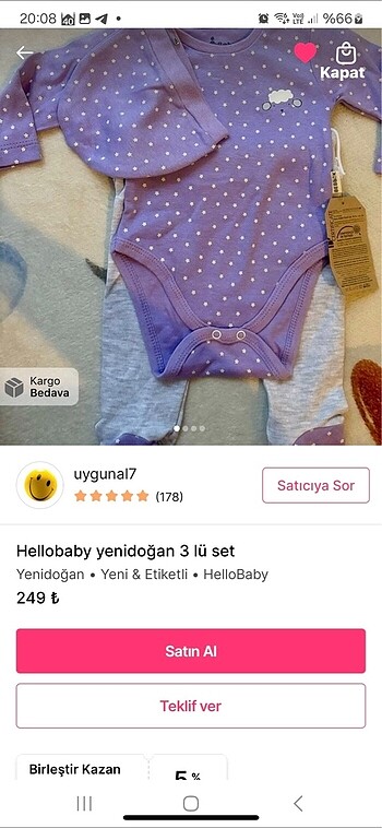 HelloBaby Hello baby giysiler