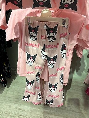 Zara Kuromi İspanyol paça tayt set