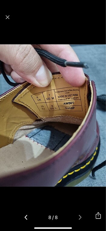 Orijinal Dr. Martens - Görsel 8