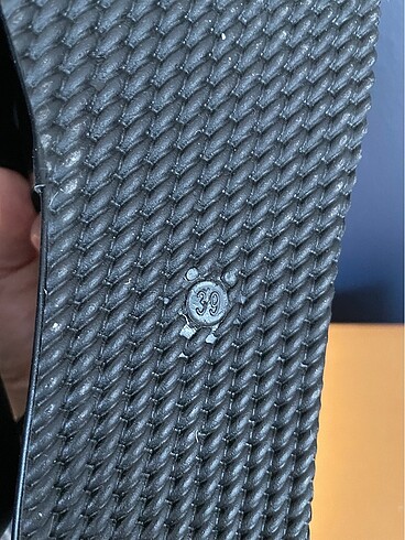 Sıfır siyah platform sandalet - Görsel 8