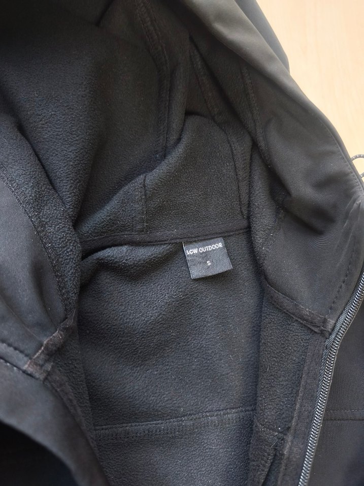 Siyah Kapüşonlu Fermuarlı  Kayak Ceketi - Görsel 4