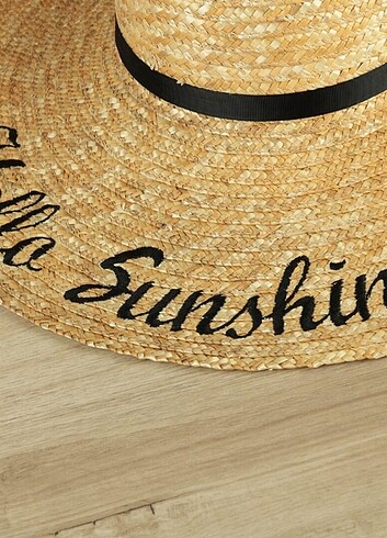 Yazlık Hello Sunshine Kadın Fötr Şapka14722