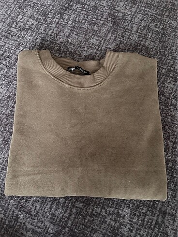 s Beden haki Renk Eskitme model sweat