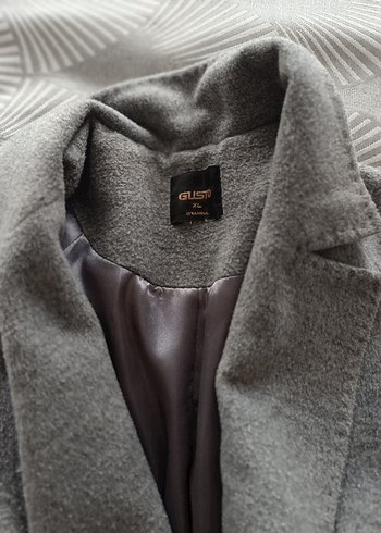 Gri Uzun Keten kaban - Görsel 3