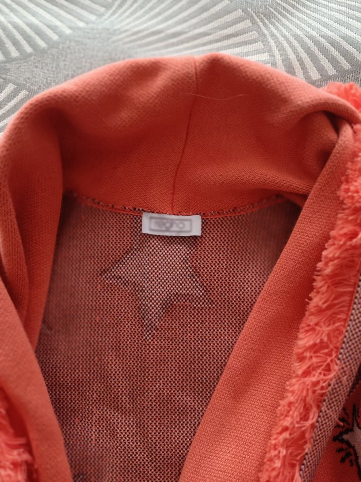 Renkli Baskılı Pembe Midi Kadın Sabahlık - Görsel 3