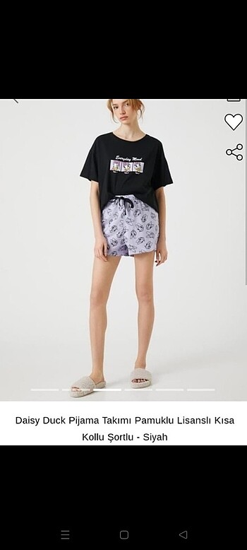 Pijama Takımı Yazlık Koton Marka Mağaza Ürünüdür Sıfır Üründür