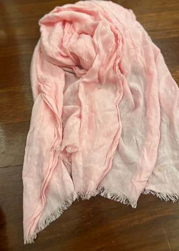 Pembe fular şal - Görsel 4