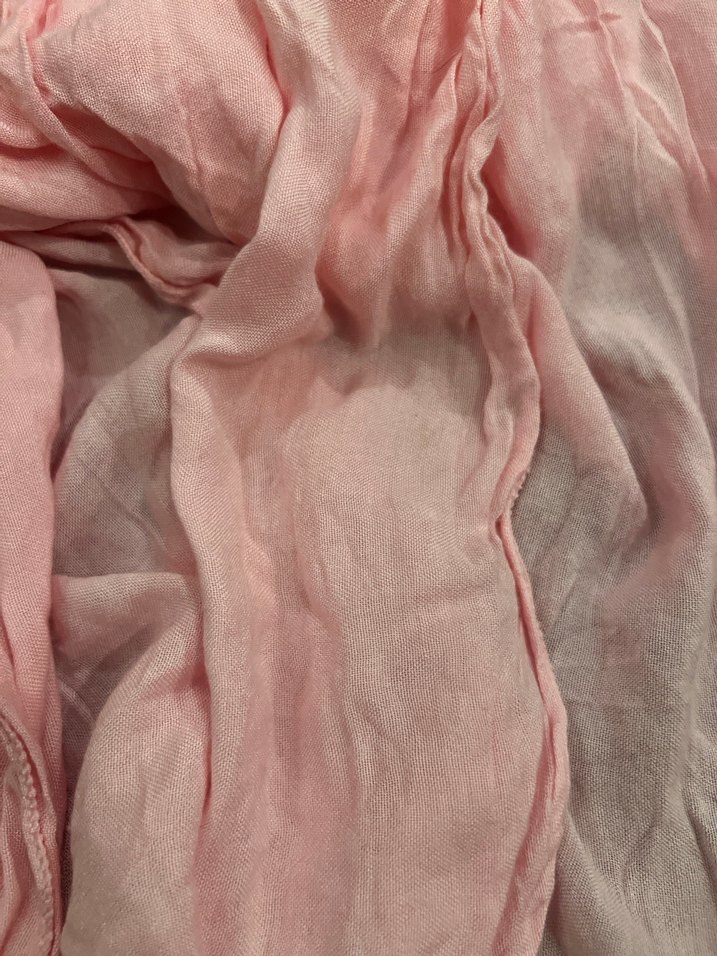 Pembe fular şal - Görsel 3