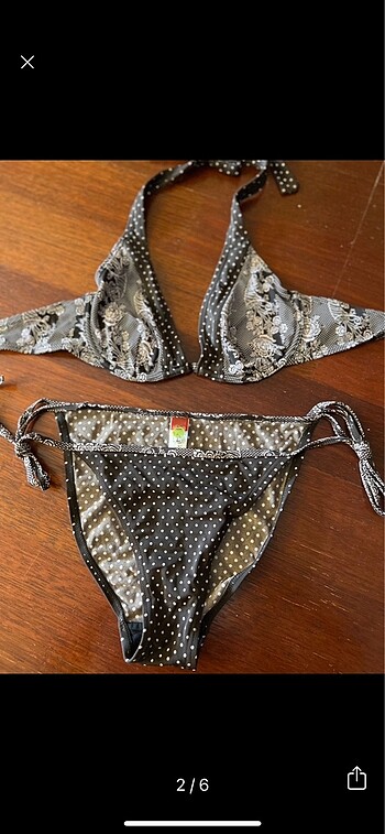 38 Beden kahverengi Renk Sağlam bikini
