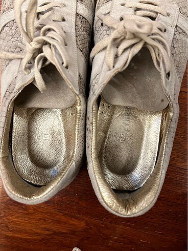39 Beden camel Renk Greyder marka deri sneaker