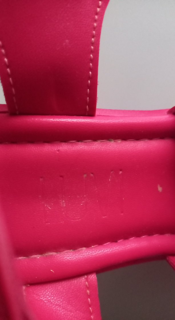 Pembe Tokalı Platform Topuklu Kadın Sandalet - Görsel 3