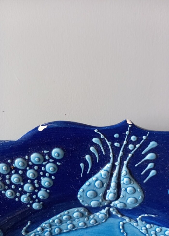 Seramik cini tabak - Görsel 2