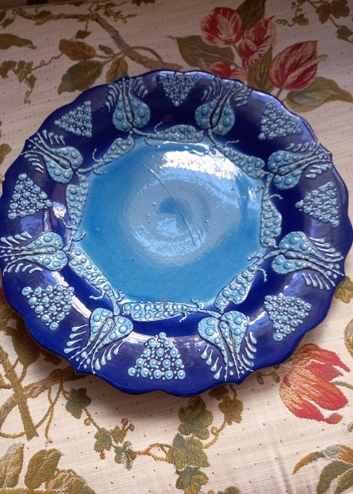 Seramik cini tabak - Görsel 4