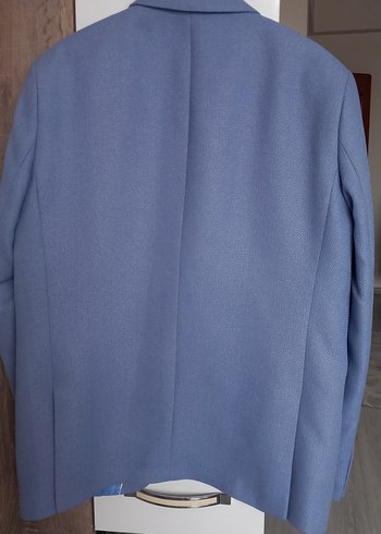 Düğmeli Erkek Mavi çeket - Görsel 2