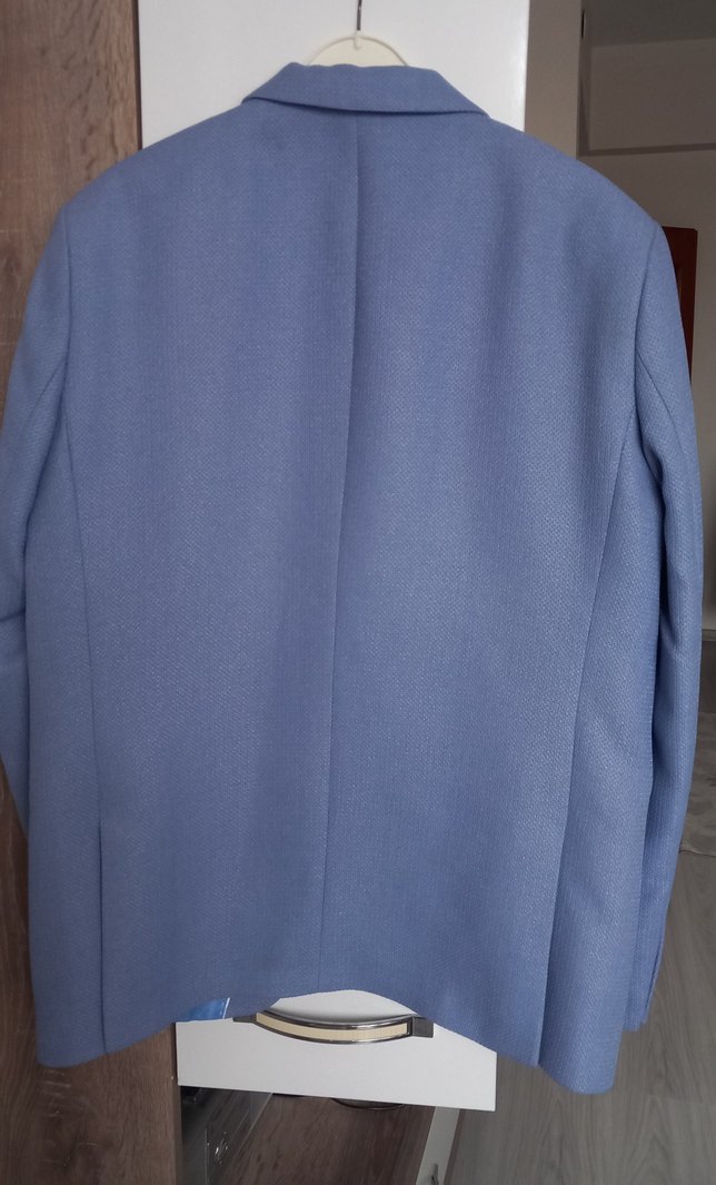 Düğmeli Erkek Mavi çeket - Görsel 2