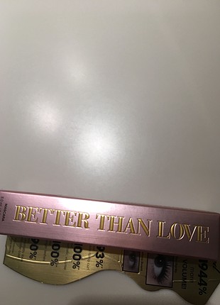 Better than love maskara hiç açılmamış