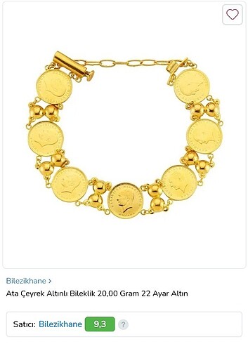 Komple 22 Ayar Dizme Bileklik