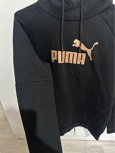 PUMA HOODIE SWEATSHIRT (rose gold detaylı)