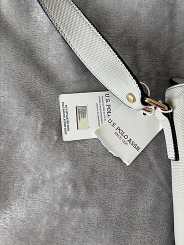 U.S Polo Assn. US Polo Assn Gri Postacı Çapraz Askılı Çanta