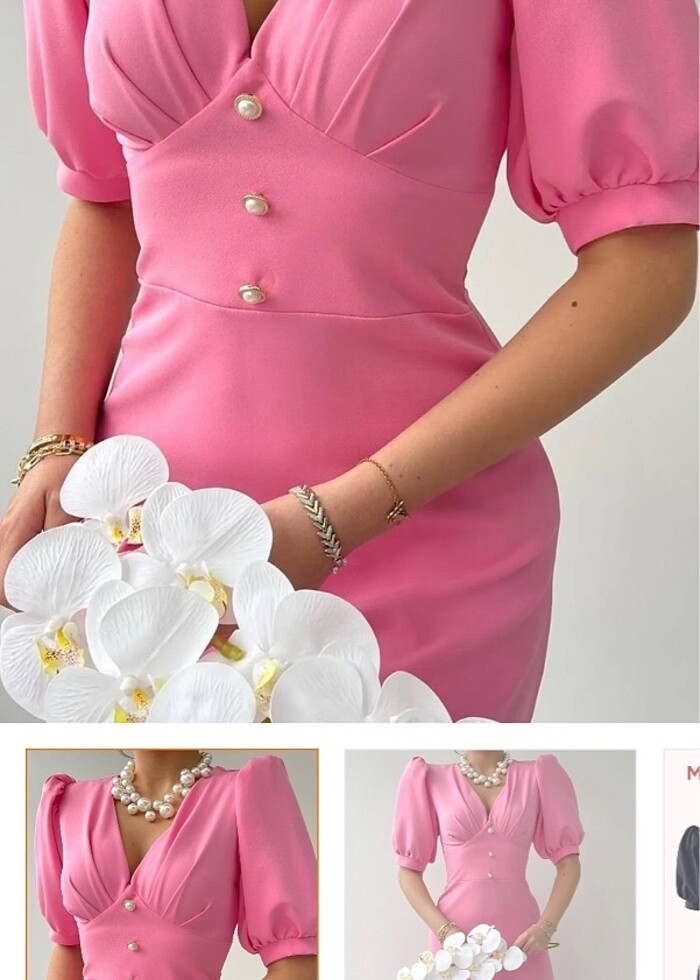 PEMBE ELBİSE - Görsel 2