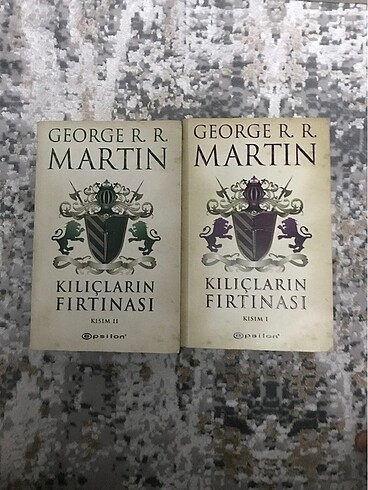 Kılıçların Fırtınası 1-2 (taht oyunları - game of thrones)