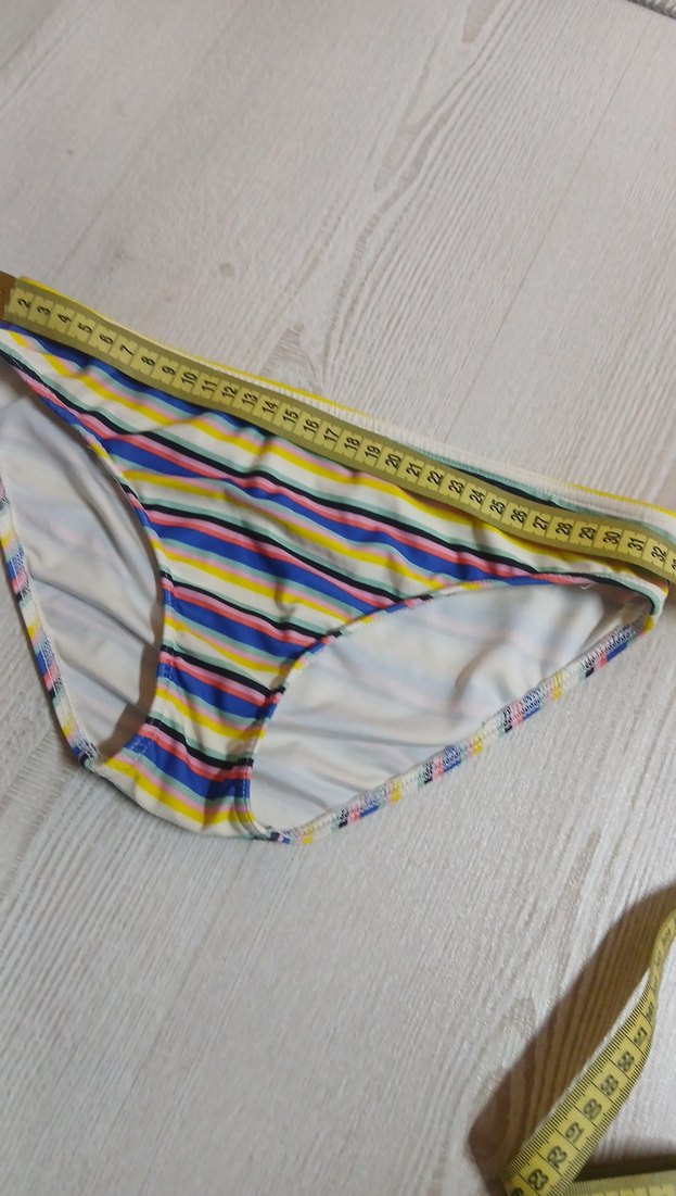 Çok Renkli Çizgili Bikini Altı - Görsel 4