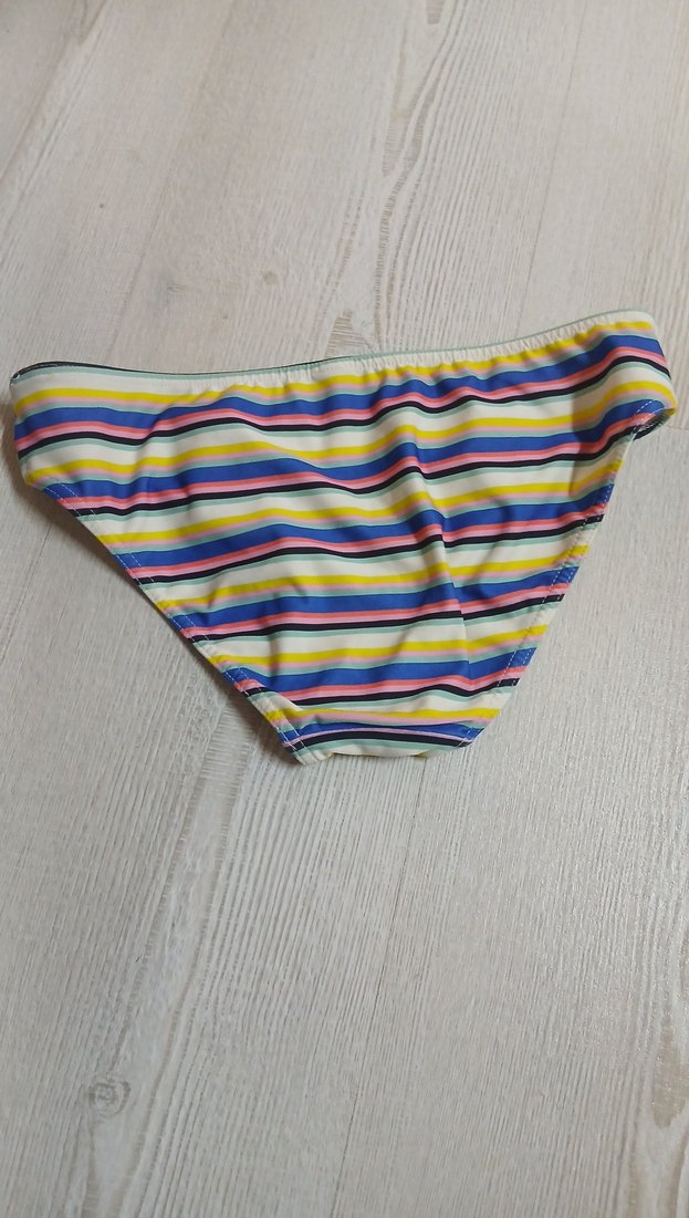 Çok Renkli Çizgili Bikini Altı - Görsel 2