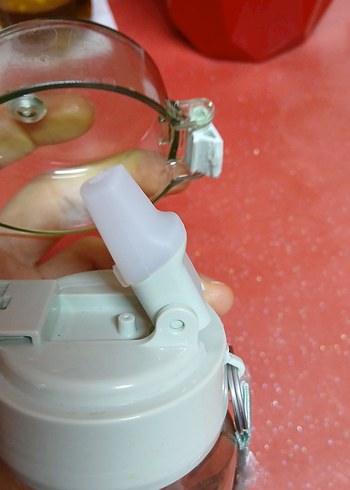 Çocuklar için pastel yeşil suluk - Görsel 5