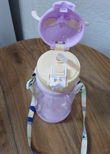 desenli çocuk matara, pastel renkli - Görsel 5