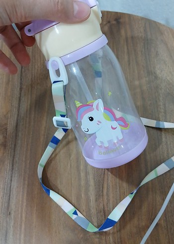 desenli çocuk matara, pastel renkli - Görsel 3