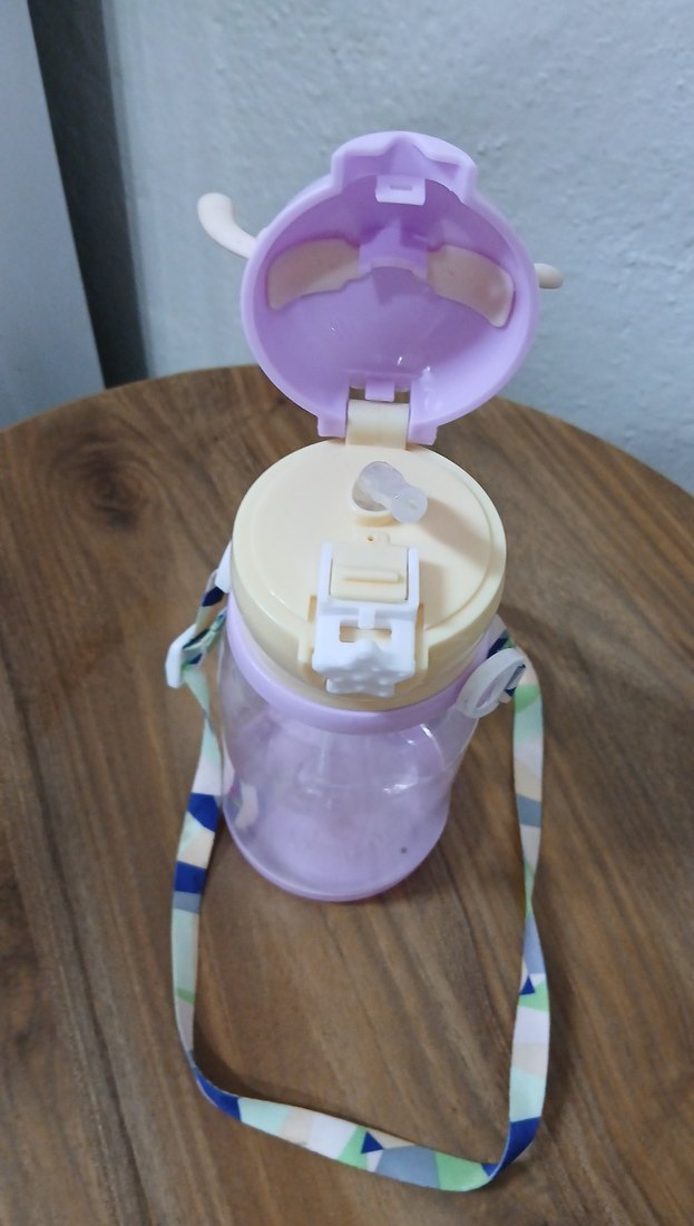 desenli çocuk matara, pastel renkli - Görsel 5