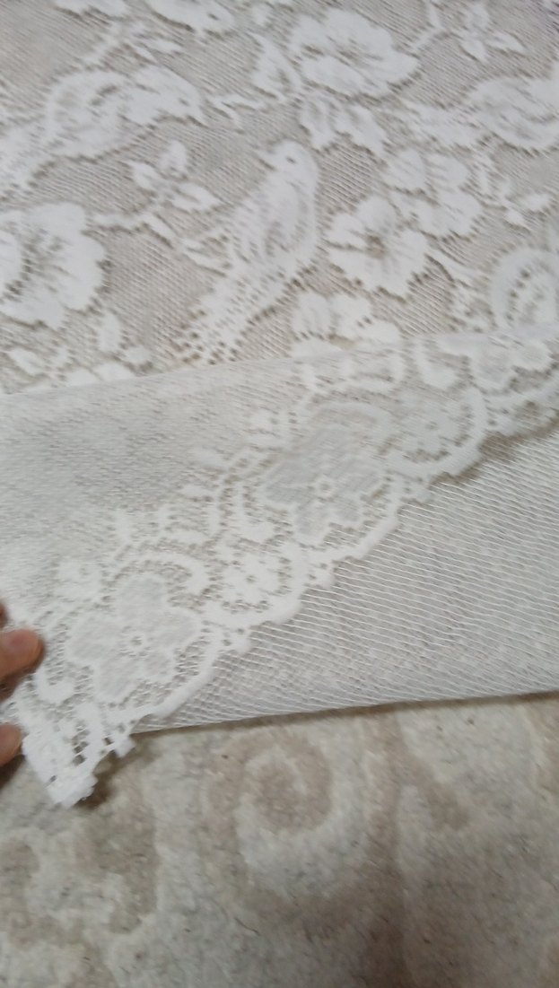 Nakışlı Beyaz- Masa Örtüsü - Görsel 3